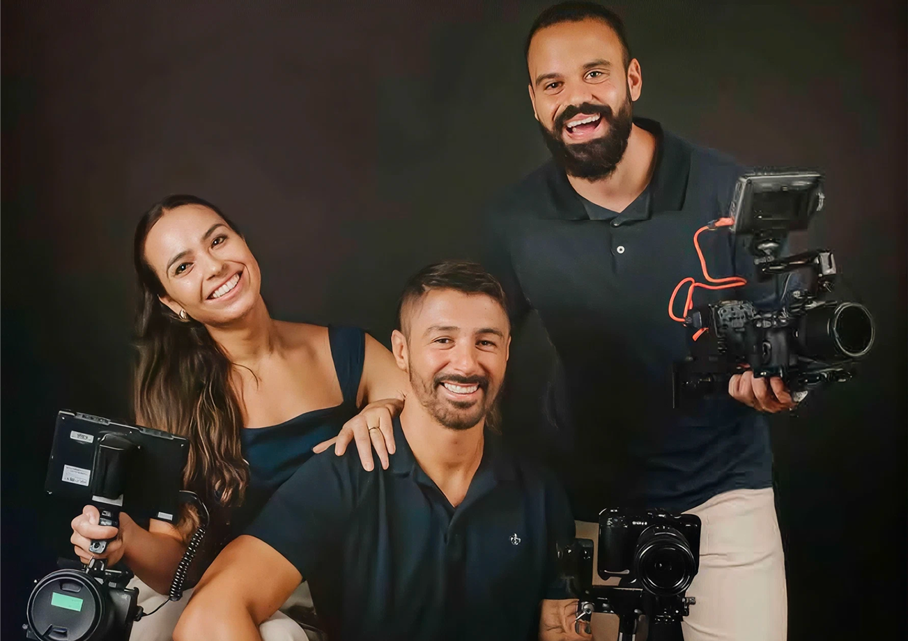 Zeca e equipe Zeca Visuals